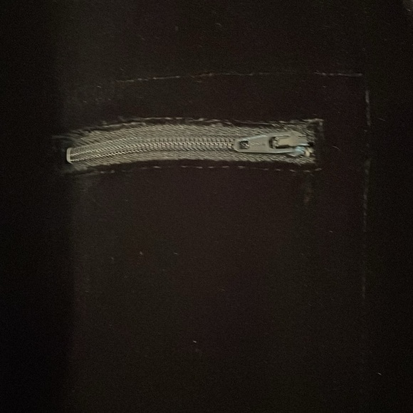 CHICO’S  Black velour zip up jacket size 2. Made in USA. - Picture 3 of 9